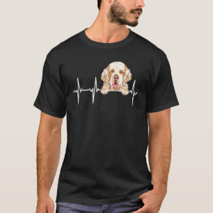 Herzschlag eines Clumber Spaniels T-Shirt