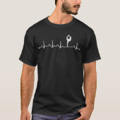 Herzschlag EKG Gymnastik Liebhaber Geschenk T-Shirt (Vorderseite)