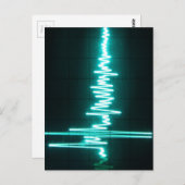 Herzschlag - EKG Postkarte (Vorne/Hinten)