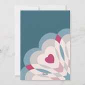 Herzschlag Feiertagskarte (Rückseite)