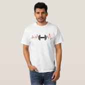 Herzschlag - Fitness T-Shirt (Vorne ganz)