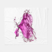 Herzschlag Fleecedecke (Vorderseite (Horizontal))