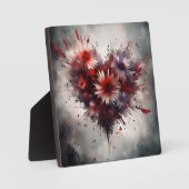 Herzschlag Fotoplatte (Vorderseite)