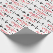 Herzschlag Geschenkpapier (Ecke)