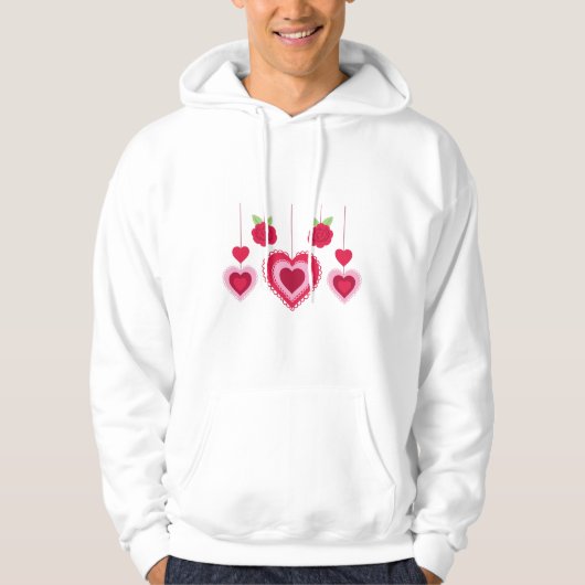 Herzschlag Hoodie (Vorderseite)