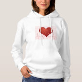 Herzschlag Hoodie (Vorderseite)