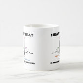 Herzschlag ist mein Modus Operandi Sinus Rhythmus Kaffeetasse (Mittel)
