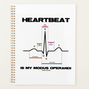Herzschlag ist mein Modus Operandi Sinus Rhythmus Planer