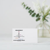 Herzschlag ist meine interne Musik (ECG/EKG Visitenkarte (Stehend Vorderseite)