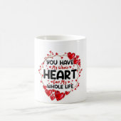 Herzschlag Kaffee-Tasse Kaffeetasse (Mittel)