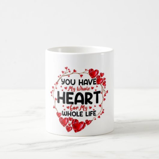 Herzschlag Kaffee-Tasse Kaffeetasse (Mittel)