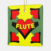 Herzschlag Keramikornament (Links)