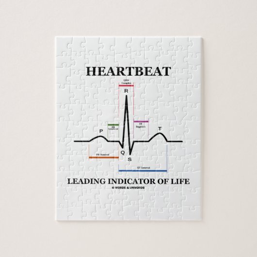 Herzschlag-Konjunkturbarometer des Lebens Puzzle (Vertikal)