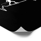 Herzschlag Langlauf Wintersportbiath Poster (Ecke)