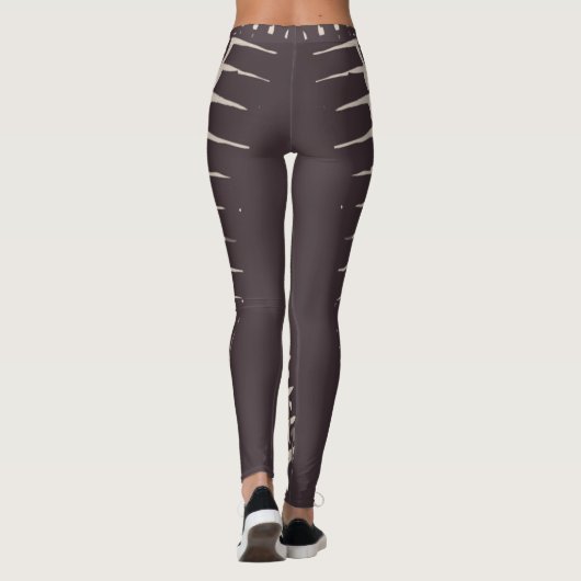 Herzschlag Leggings (Rückseite)