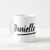 Herzschlag Liebe Personalisierter Individuelle Nam Kaffeetasse (Vorderseite Links)