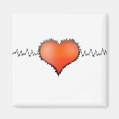 Herzschlag Magnet (Vorne)