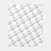 Herzschlag mein interner Kurve-Rhythmus der Fleecedecke (Vorderseite)