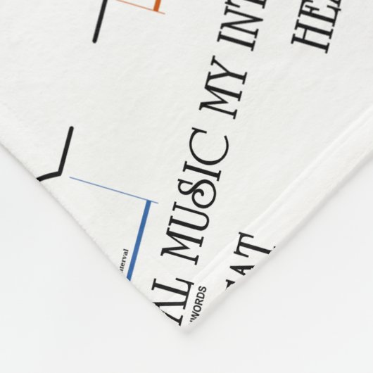 Herzschlag mein interner Kurve-Rhythmus der Fleecedecke (Ecke)