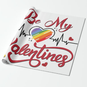 Herzschlag, mein Valentin Geschenkpapier
