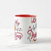 Herzschlag, mein Valentin Tasse (Zentrum)