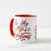 Herzschlag, mein Valentin Tasse (Vorderseite Links)