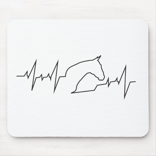 Herzschlag Mousepad (Vorne)