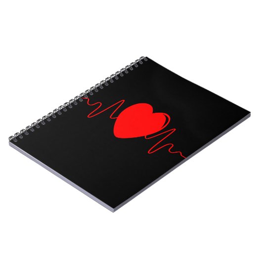 Herzschlag Notizblock (Linke Seite)