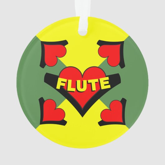 Herzschlag Ornament (Rückseite)