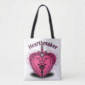 Herzschlag Pink Heart Custom Tasche (Vorderseite)
