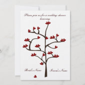 Herzschlag Polterabend Einladung (Rückseite)