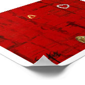 Herzschlag Poster (Ecke)