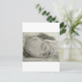 Herzschlag Postkarte (Stehend Vorderseite)