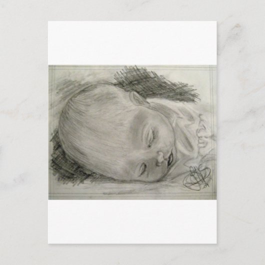 Herzschlag Postkarte (Vorderseite)