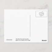 Herzschlag Postkarte (Rückseite)