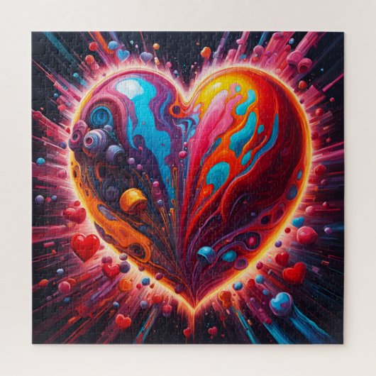 Herzschlag Puzzle (Vertikal)