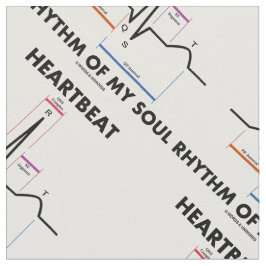 Herzschlag-Rhythmus meines Elektrokardiogramms des Stoff