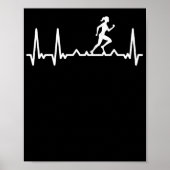 Herzschlag-Runner-Herzschlag-Sport-Puls Poster (Vorne)