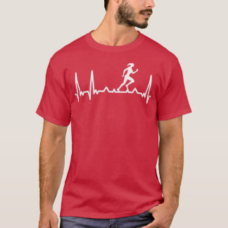 Herzschlag-Runner-Herzschlag-Sport-Puls T-Shirt