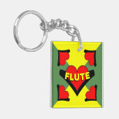 Herzschlag Schlüsselanhänger (Vorderseite links)