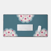 Herzschlag Schreibtischunterlage (Tastatur & Maus)