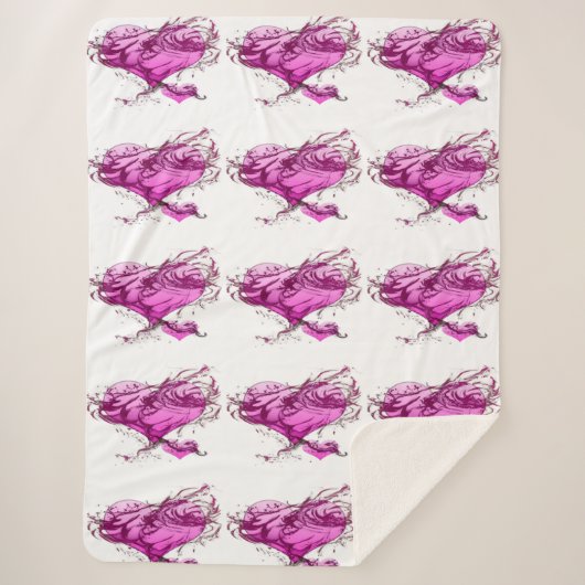 Herzschlag Sherpadecke (Vorderseite)