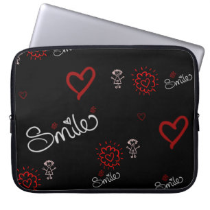 Herzschlag und Glück Laptopschutzhülle