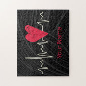 Herzschlag Valentinstag oder Muttertag Puzzle (Vertikal)