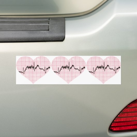 Herzschlag VII Autoaufkleber (Auf Auto)