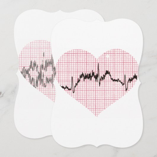 Herzschlag VII Feiertagskarte (Vorne/Hinten)