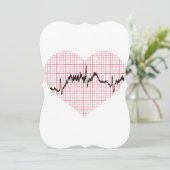 Herzschlag VII Feiertagskarte (Stehend Vorderseite)