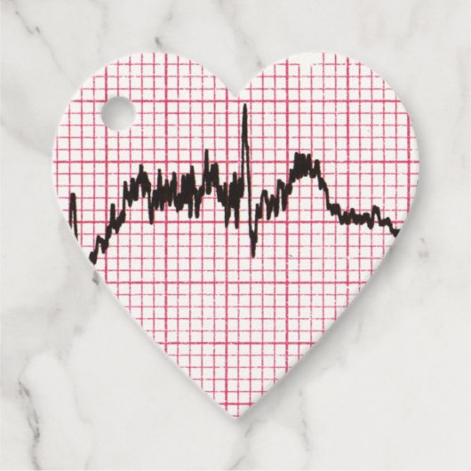 Herzschlag VII Geschenkanhänger (Vorderseite)