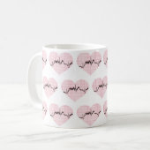 Herzschlag VII Kaffeetasse (Vorderseite Links)