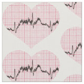 Herzschlag VII Stoff (Nahaufnahme)